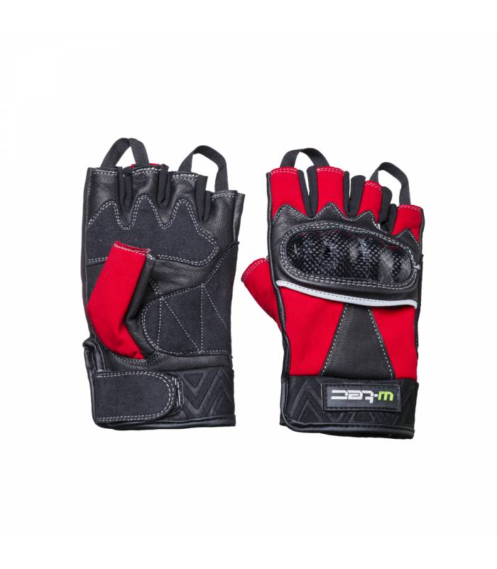 LevneMoto - Kožené bezprsté moto rukavice W-TEC NF-4190