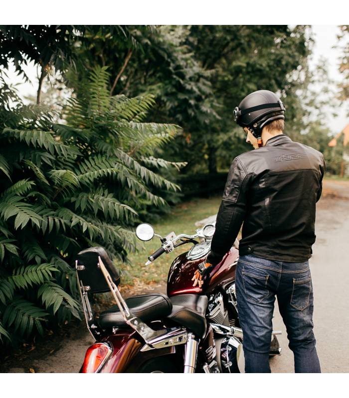 LevneMoto - Kožené bezprsté moto rukavice W-TEC NF-4190