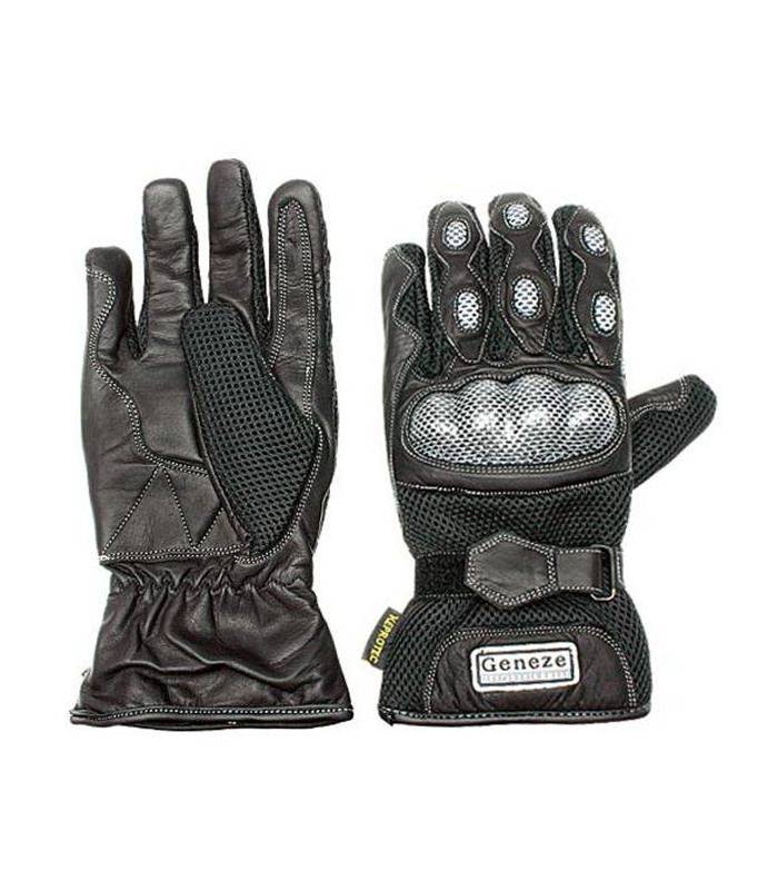 LevneMoto - Moto rukavice GENEZE (RK36)-černé