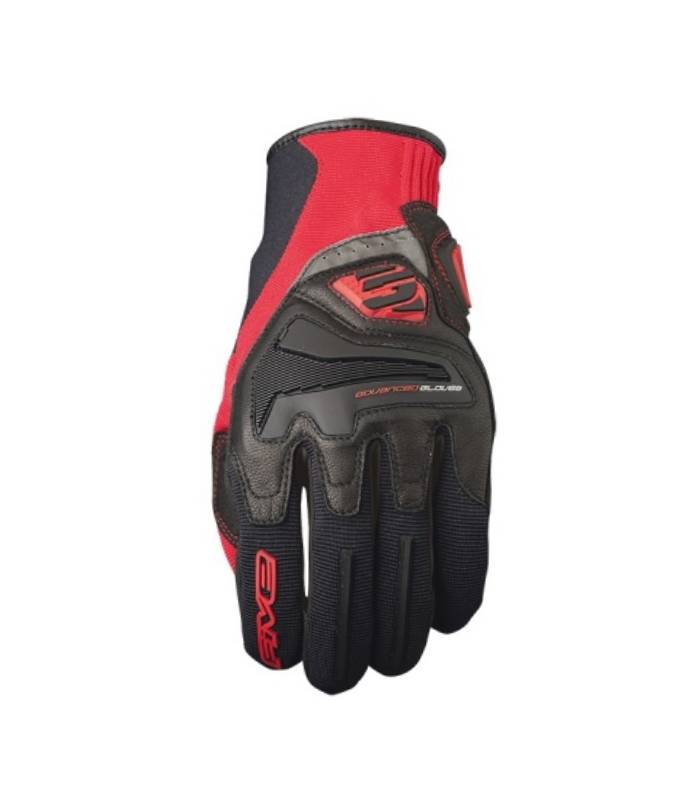LevneMoto - Moto rukavice FIVE RS4-černo červené