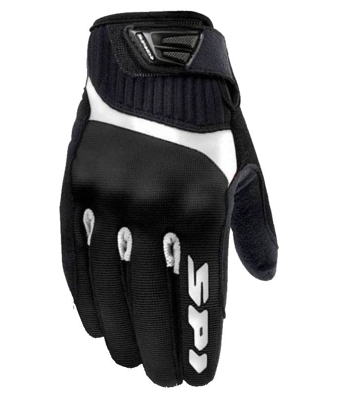 LevneMoto - Rukavice G-FLASH, SPIDI - Itálie (černé/bílé)