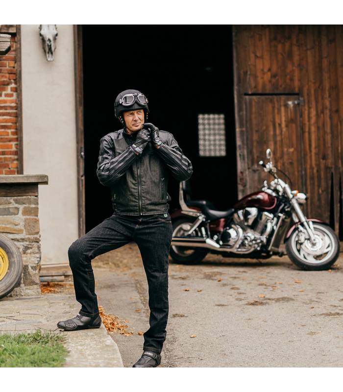 LevneMoto - Letní kožené moto rukavice W-TEC NF-4150