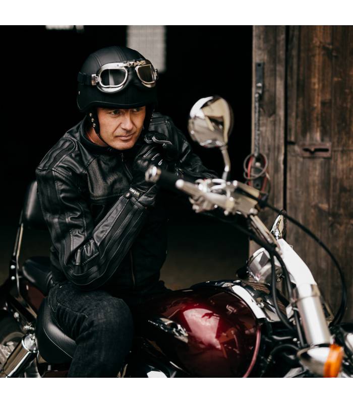 LevneMoto - Letní kožené moto rukavice W-TEC NF-4150