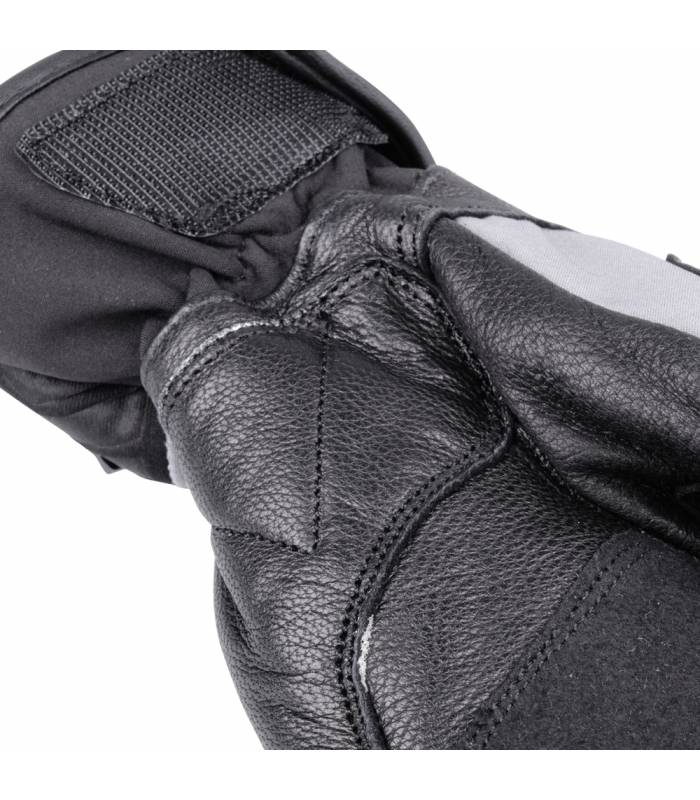 LevneMoto - Zimní kožené/textilní moto rukavice W-TEC NF-4070