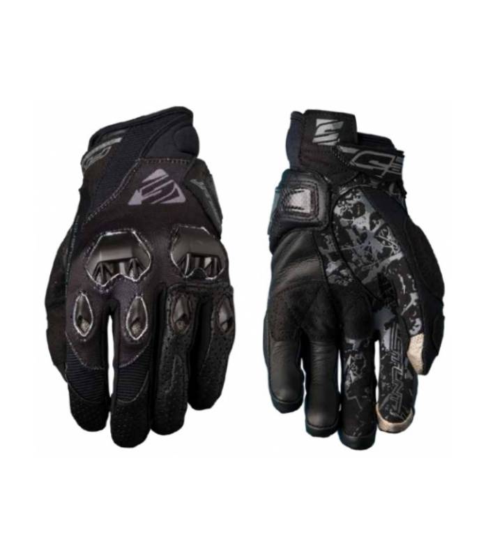 LevneMoto - Moto rukavice FIVE STUNT EVO-černé