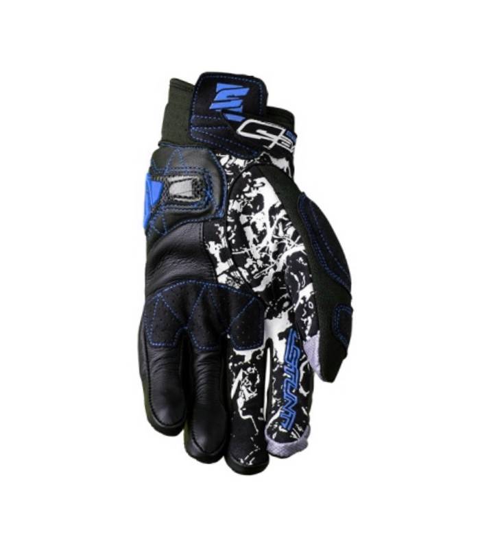 LevneMoto - Moto rukavice FIVE STUNT EVO REPLICA ICON-modré