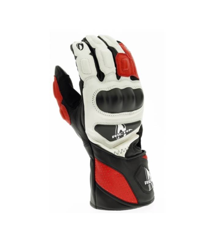 LevneMoto - Moto rukavice RICHA RS 86-červené