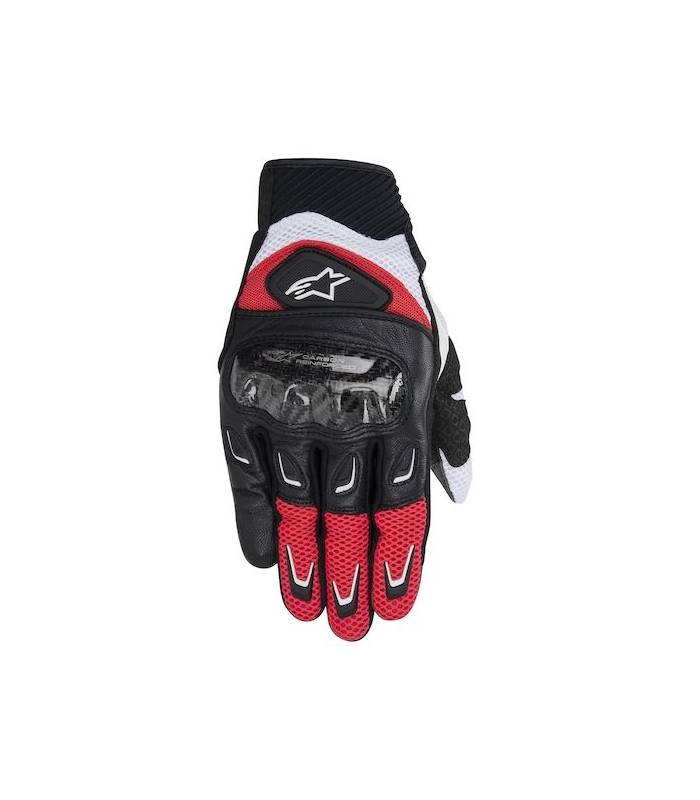 LevneMoto - Rukavice SMX-2 AIR CARBON, ALPINESTARS - Itálie (červené/bílé/černé)