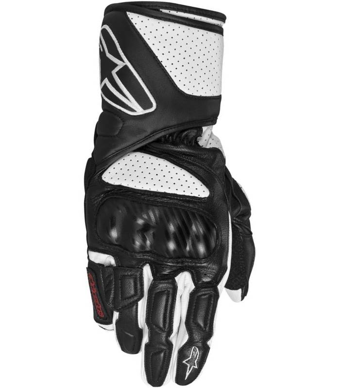 LevneMoto - Rukavice SP-8, ALPINESTARS - Itálie (černé/bílé)