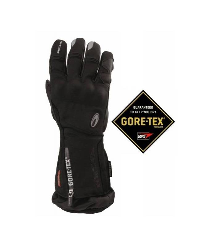 LevneMoto - Moto rukavice RICHA WIND CUFF Gore-Tex-černé