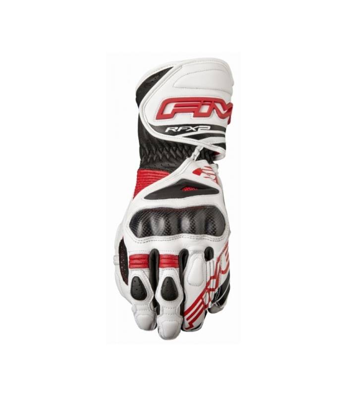 LevneMoto - Moto rukavice FIVE RFX2-bílo červené