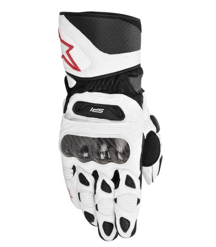 LevneMoto - Rukavice SP-1, ALPINESTARS - Itálie (bílé)