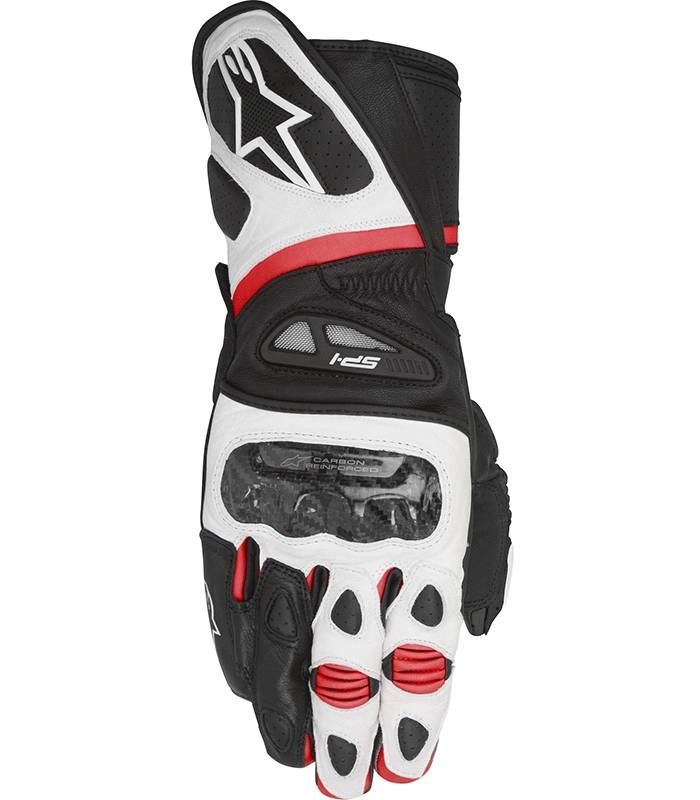 LevneMoto - Rukavice SP-1 2016, ALPINESTARS - Itálie (bílé/černé/červené)