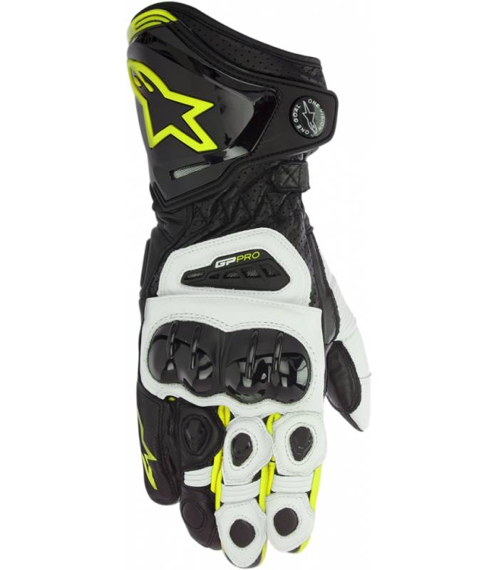 LevneMoto - Rukavice GP PRO 2016, ALPINESTARS - Itálie (černé/bílé/žluté fluo)