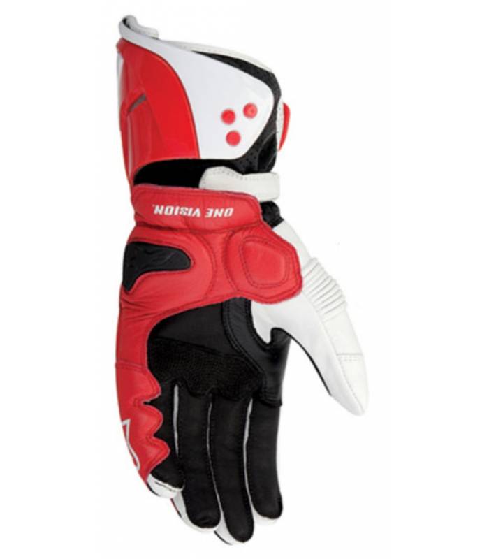 LevneMoto - Rukavice GP PRO, ALPINESTARS - Itálie (bílé/červené/černé)