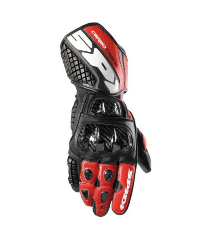 LevneMoto - Rukavice CARBO TRACK, SPIDI - Itálie (černé/červené)