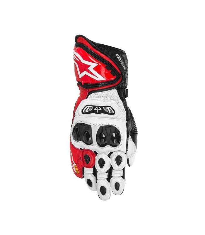 LevneMoto - Rukavice GP TECH, ALPINESTARS - Itálie (bílé/červené/černé)