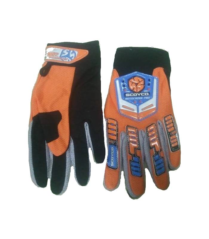 LevneMoto - Moto rukavice Sunway Scoyco Orange