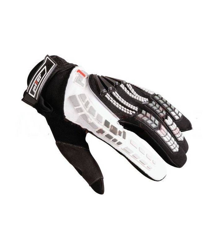 LevneMoto - Rukavice PIONEER, PILOT - Itálie (černá/bílá)