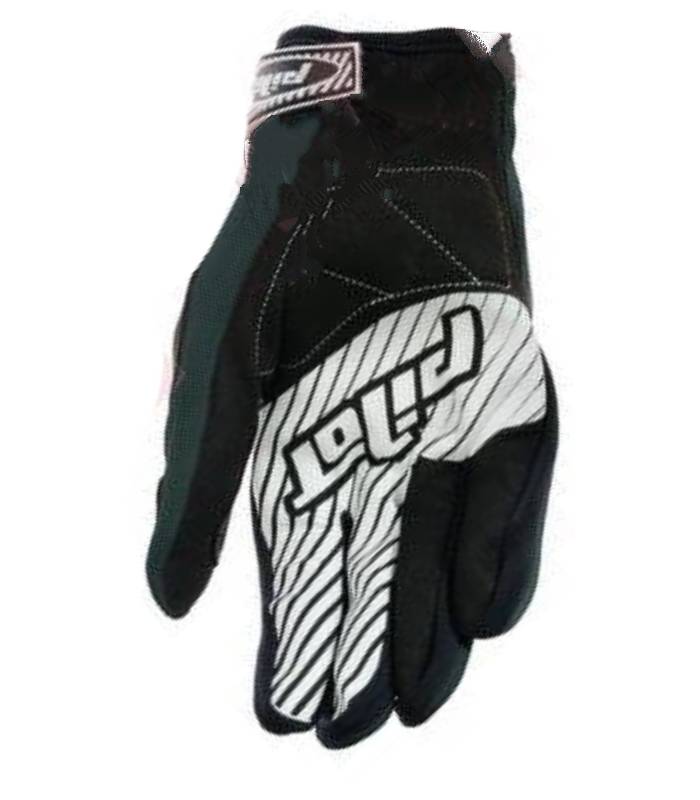 LevneMoto - Rukavice INJECTOR, PILOT - Itálie (černá)