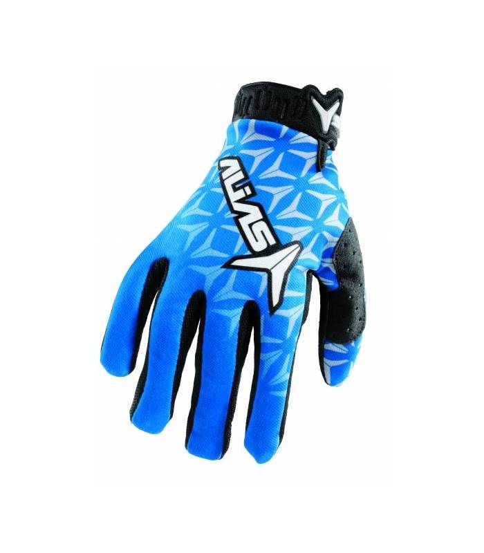 LevneMoto - Moto rukavice ALIAS MX AKA-modré