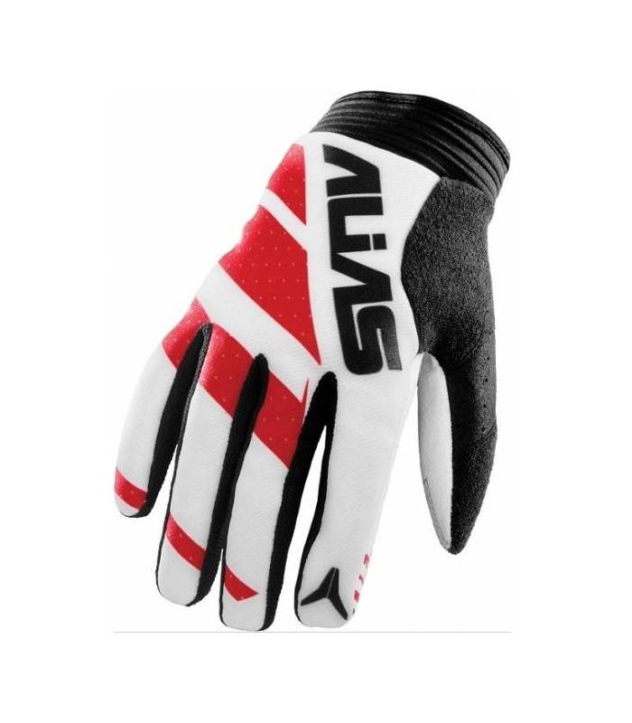 LevneMoto - Moto rukavice ALIAS MX CLUTCH-červené