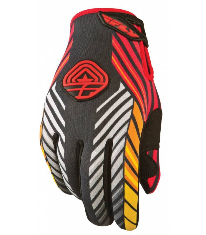 LevneMoto - Rukavice 907 MX NEOPREN, FLY RACING - USA (černá/červená)