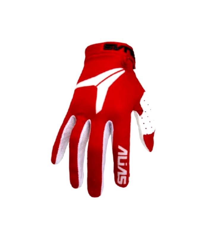 LevneMoto - Moto rukavice ALIAS MX AKA-červené (2830-002)