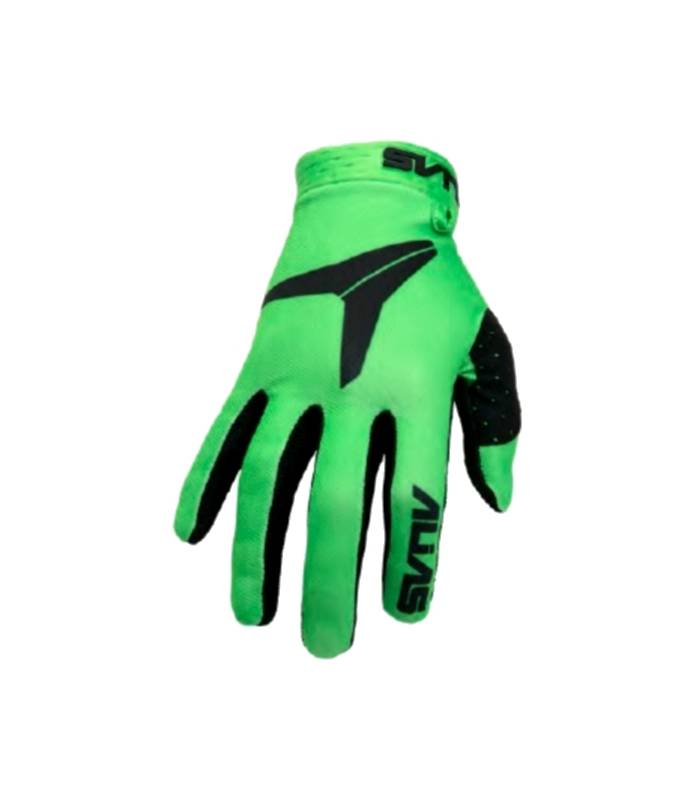 LevneMoto - Moto rukavice ALIAS MX AKA-neonově zelené (2830-091)