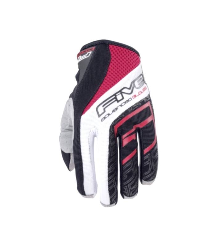 LevneMoto - Moto rukavice FIVE TRX-červené