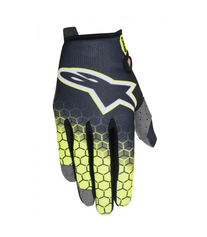 LevneMoto - Rukavice Radar Flight 2017, ALPINESTARS - Itálie (černé antracit/žluté fluo/šedé