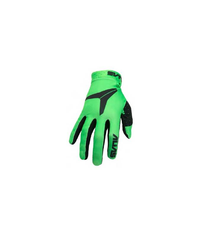 LevneMoto - Dětské moto rukavice ALIAS MX AKA-neonově zelené (2831-091)