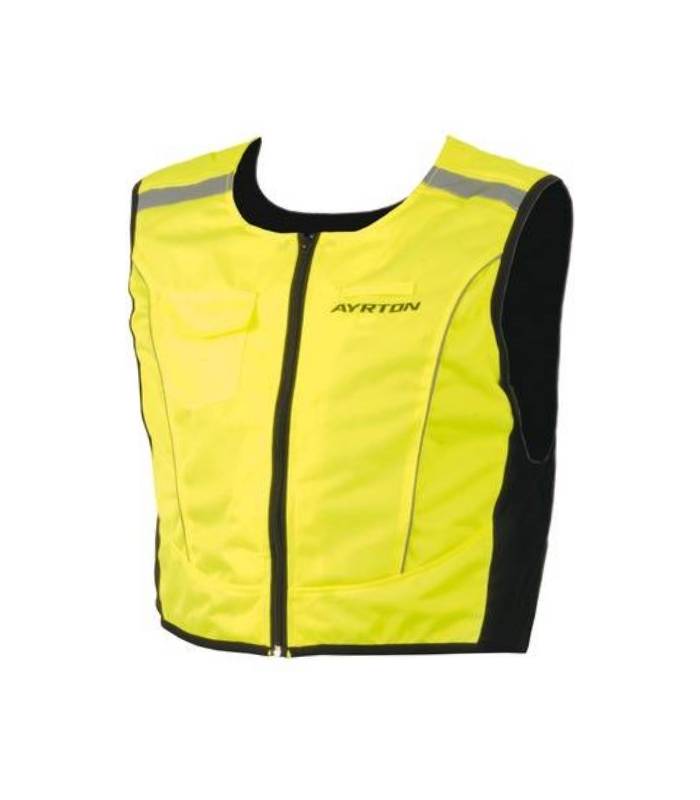 LevneMoto - Reflexní vesta Reflextor, AYRTON - ČR (žlutá fluo)