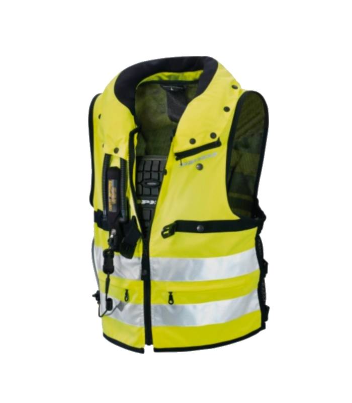 LevneMoto - Vesta s airbagem NECK DPS VEST, SPIDI - Itálie (žlutá)
