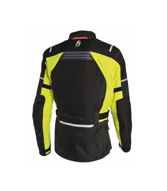 LevneMoto - Dámská moto bunda Richa PHANTOM-černo žlutá fluo
