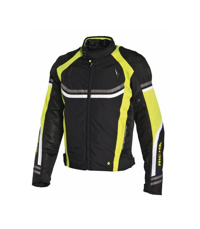 LevneMoto - Dámská moto bunda Richa AIRSTREAM-žlutá fluo