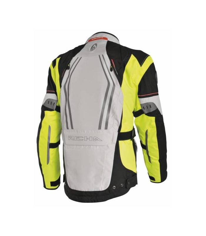 LevneMoto - Moto bunda Richa INFINITY-šedo žlutá fluo